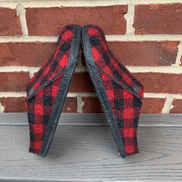Birkenstock Zermatt Wool Felt Plaid Slipper 37 N - Picture 8 of 11